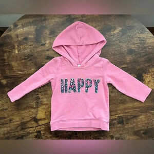 Carter’s | infant girls pull over hoodie. Size: 12M